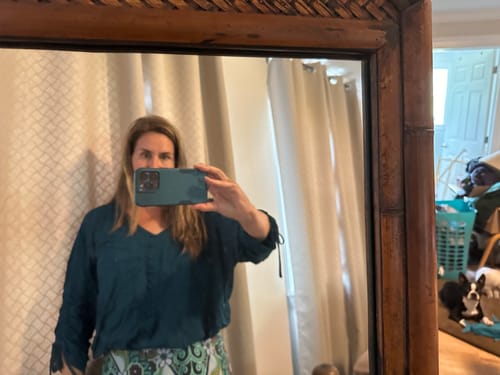 Customer photo review of Lovestitch Naima Top (Peacock)