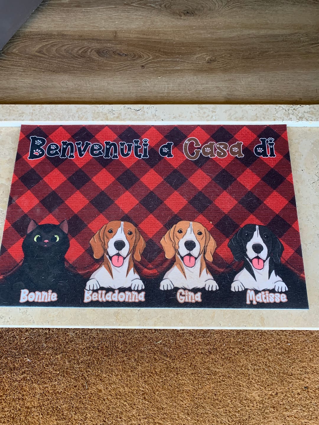 Customer photo review of Animaletti - Zerbino Personalizzabile
