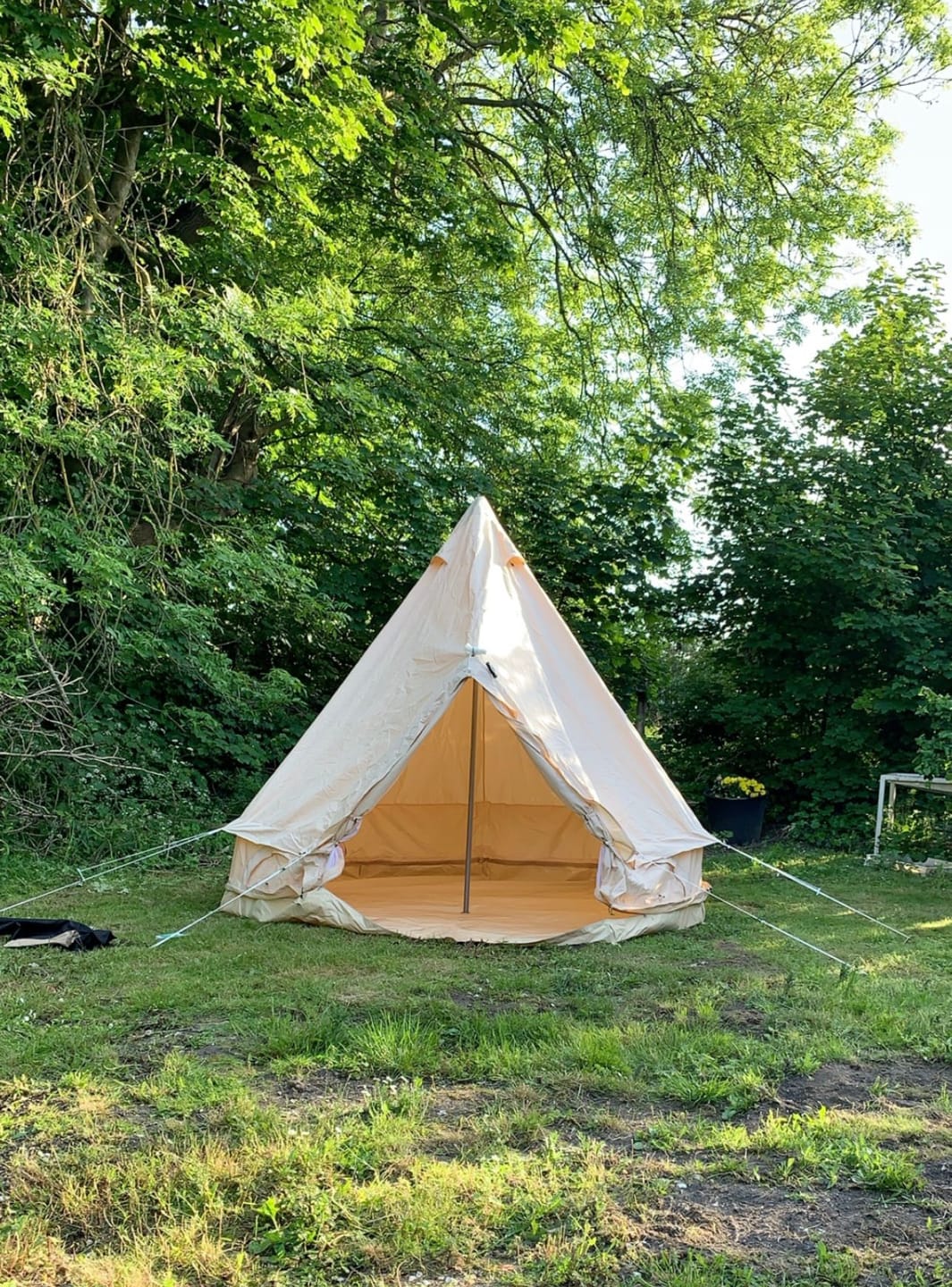 Customer photo review of Classic Bell Tent
