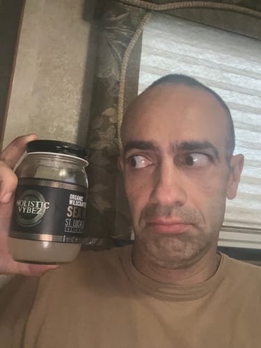 Customer photo review of St Lucia Gold Sea Moss Gel