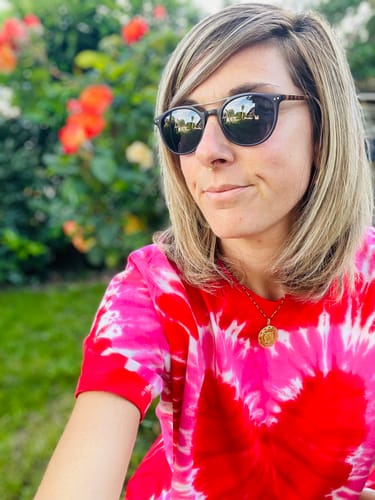 Customer photo review of Faux piercing au septum : Gaëlle