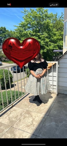 Customer photo review of Girl Formal Princess Dresses Baby Girl Elegant Retro Embroidered Birthday Party Dresses