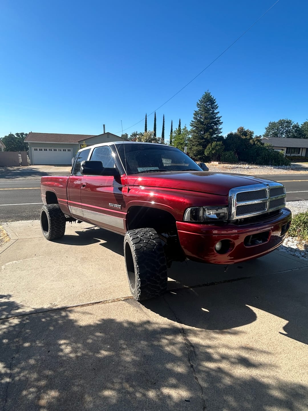 Customer photo review of Glossy Metallic Rufous Red Vinyl Wrap