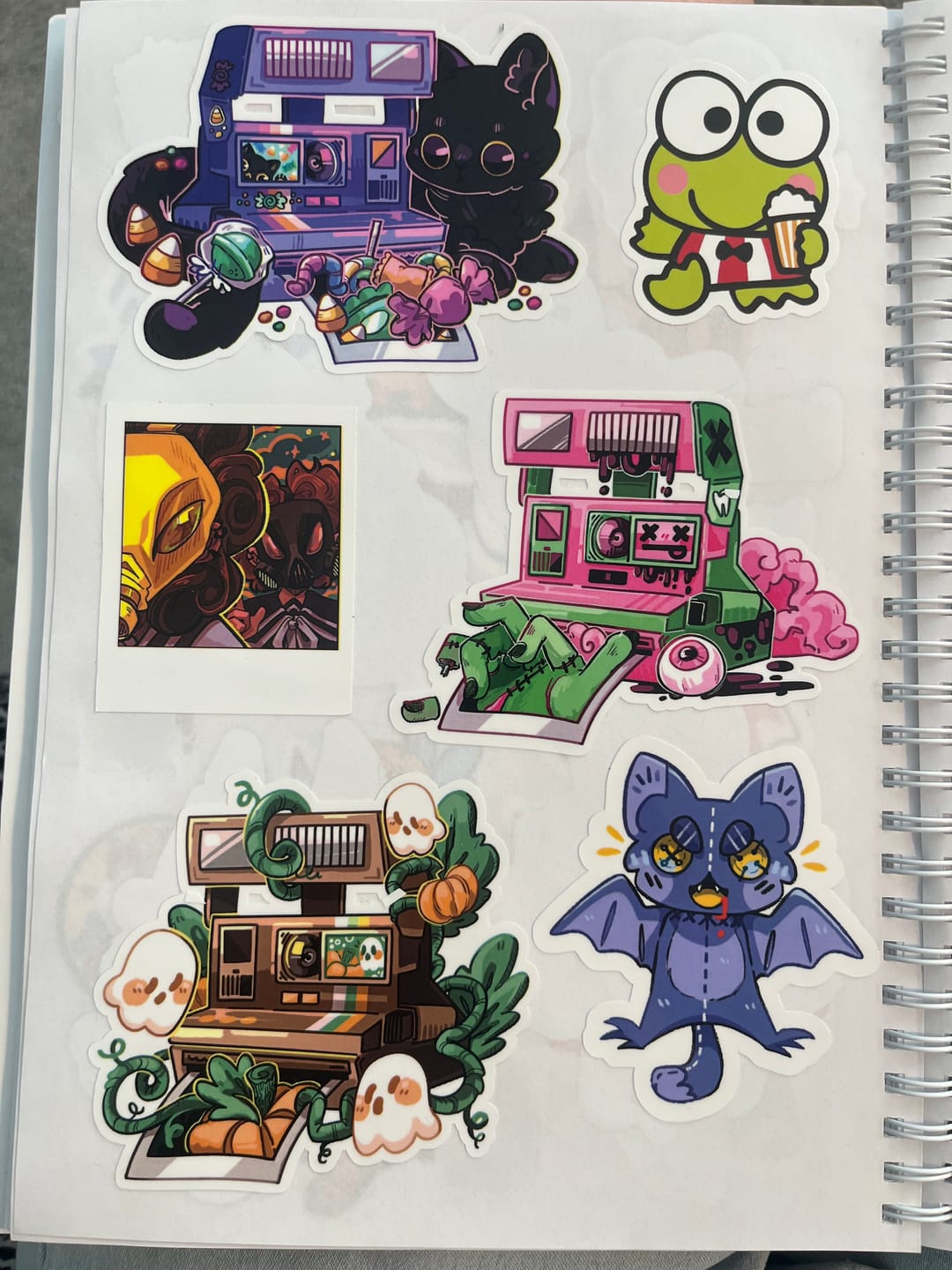 Customer photo review of Sticker Mystery Packs!