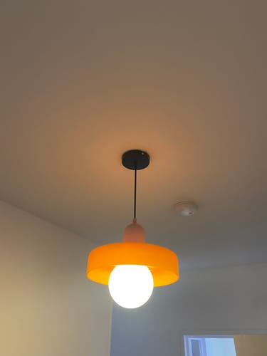 Customer photo review of Suspension Luminaire Vintage en Verre Élégante