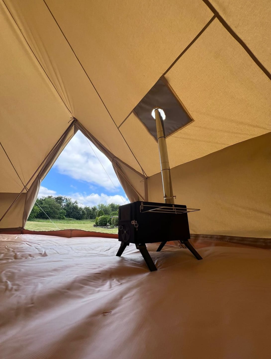 Customer photo review of Classic Bell Tent