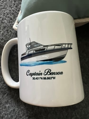 Customer photo review of Custom Digital Boat Artwork