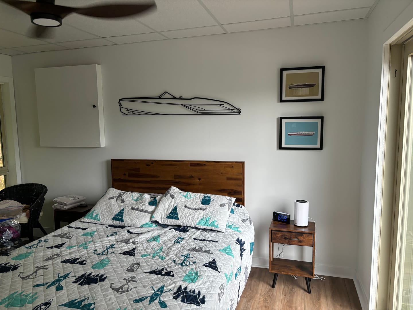 Customer photo review of 858 Fantom Silhouette Metal Wall Art