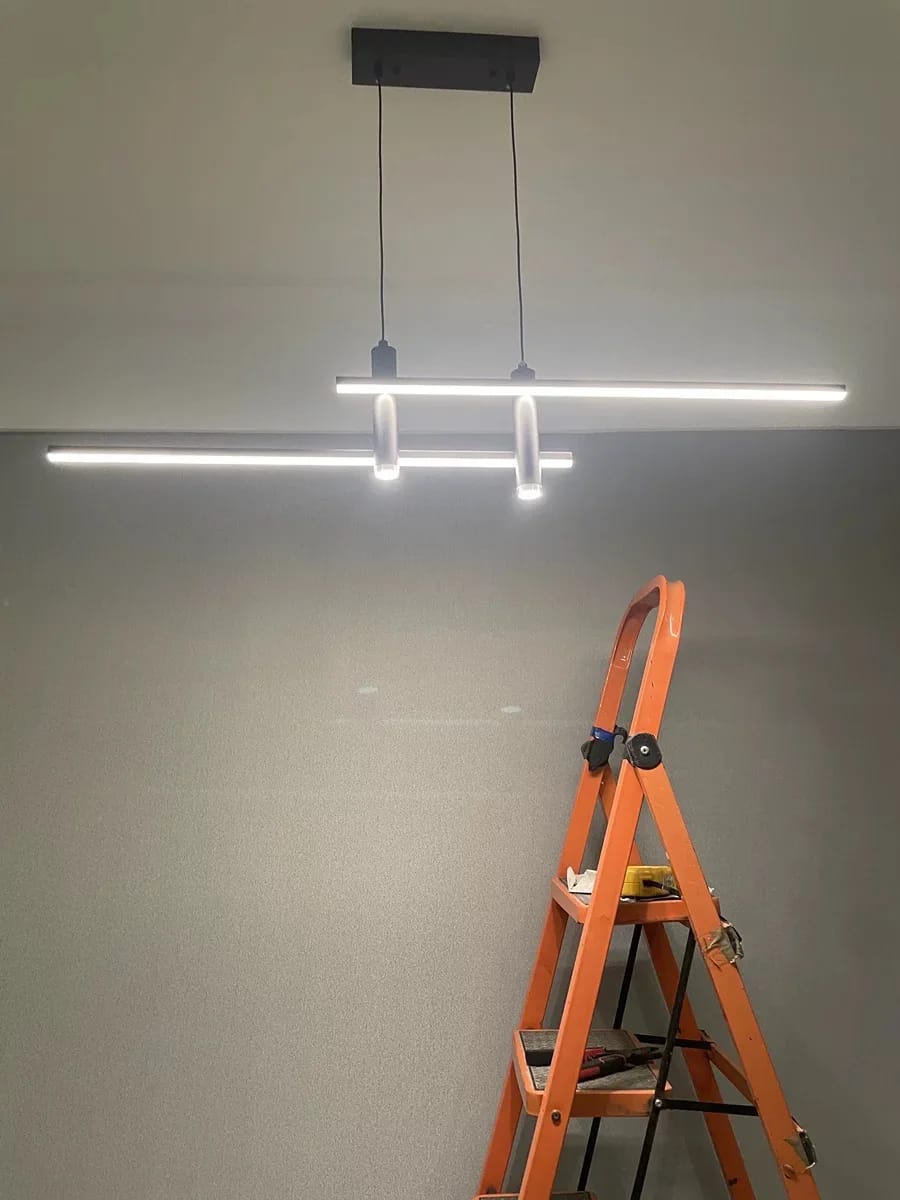 Customer photo review of WOMO Spotlight Linear Pendant Light-WM2037
