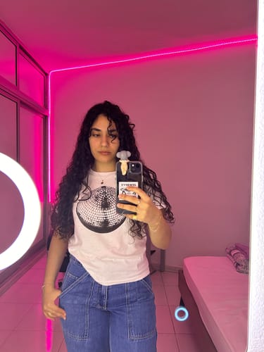 Customer photo review of 'Studio 54' baby tee