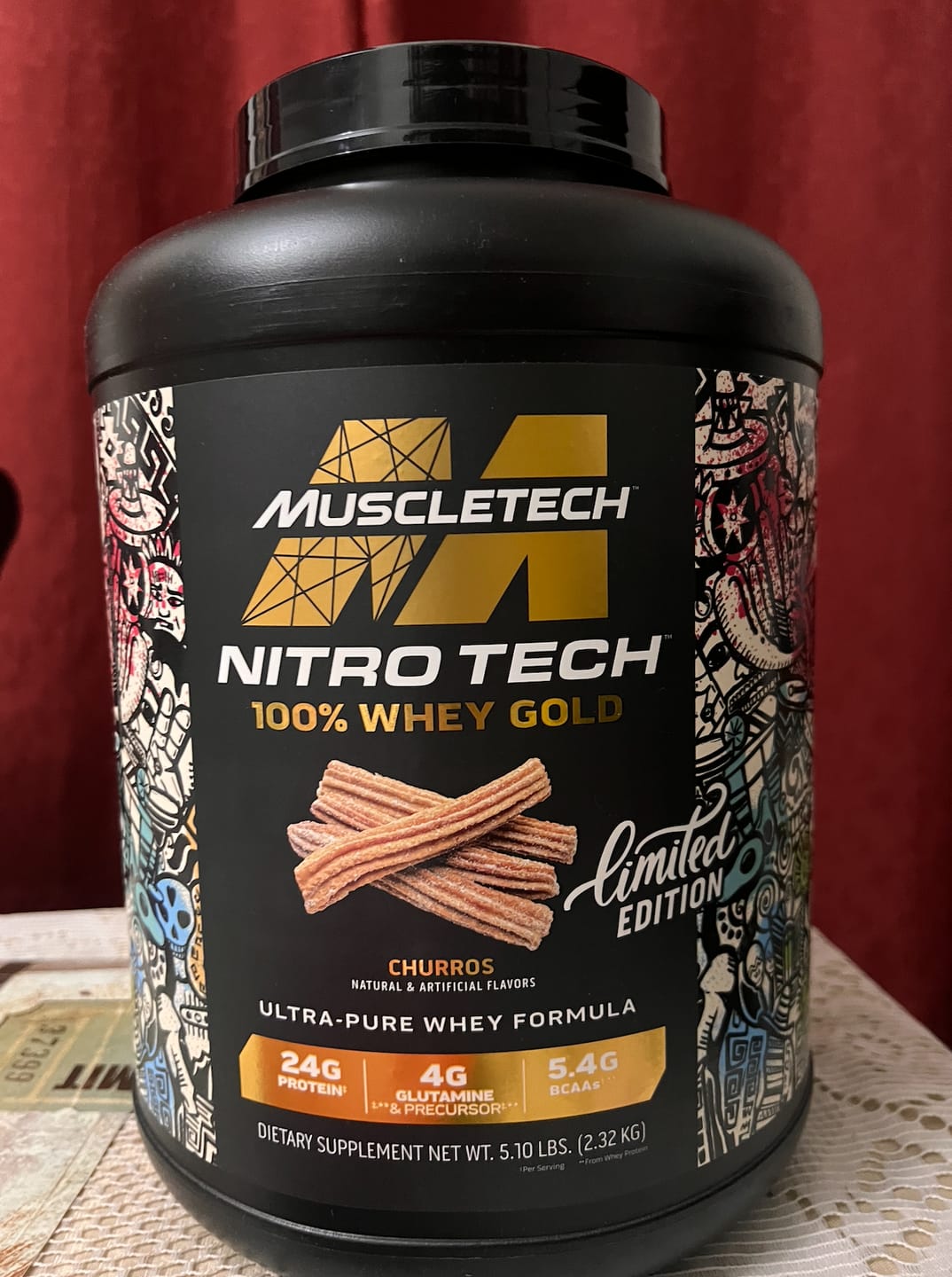 Customer photo review of Muscletech Nitro-Tech 100% Whey Gold 5 Lb