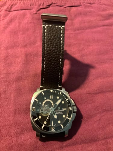 Customer photo review of ELEGANCE® P1736 Men Watch Automatic Mechanical Top Brand Sports Fashion Sapphire 200M Waterproof Wristwatch