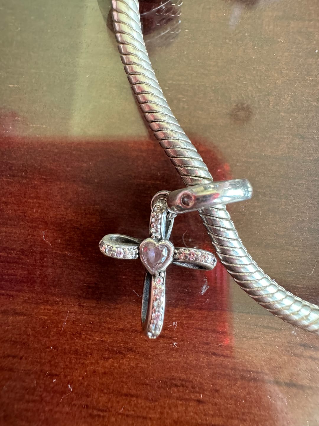 Customer photo review of Charm Cruz Diamantada