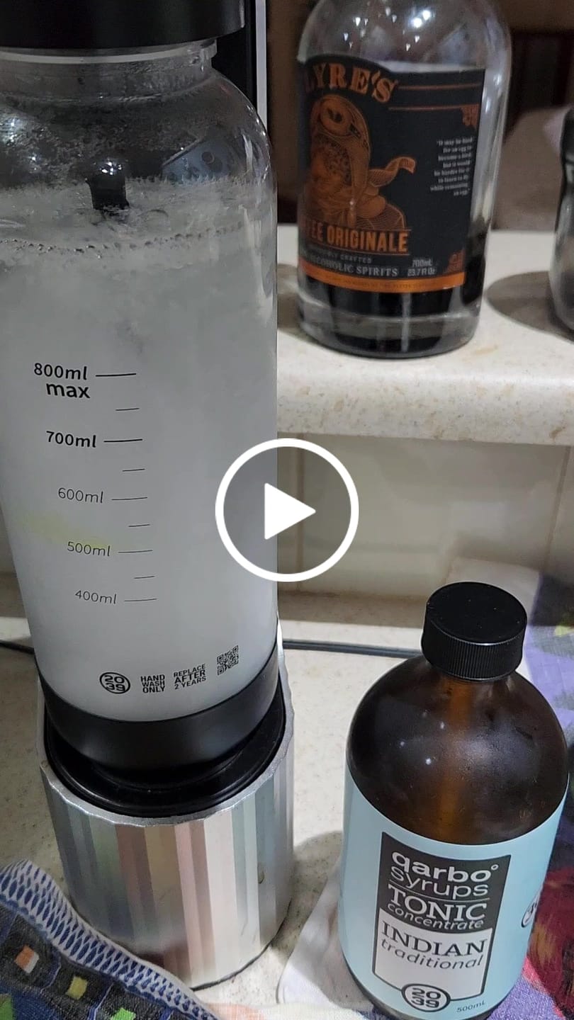 Customer video review of qarbo˚syrups - TONIC SYRUPS - Mixed Pack of 3