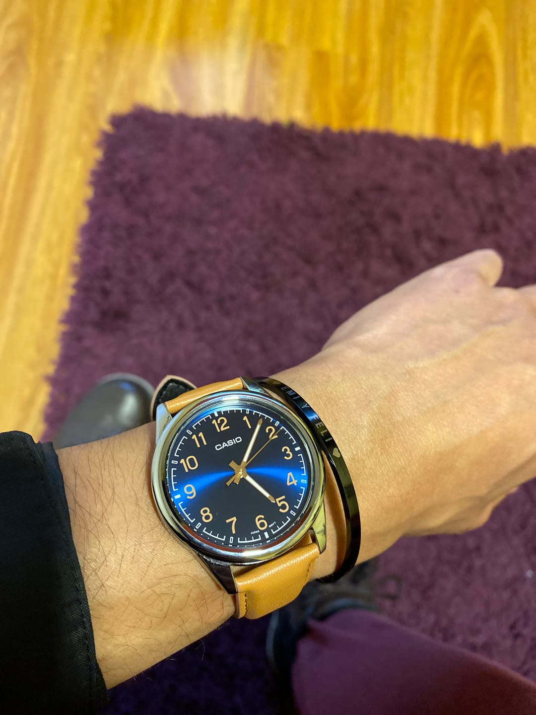 Customer photo review of Reloj Casio Análogo MTP-V005L-2B4UDF Correa de Cuero