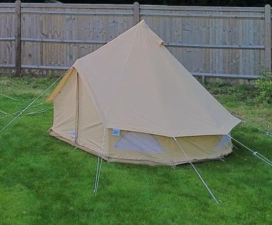 Customer photo review of Classic Bell Tent
