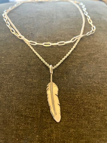 Customer photo review of 2mm Silver Chain