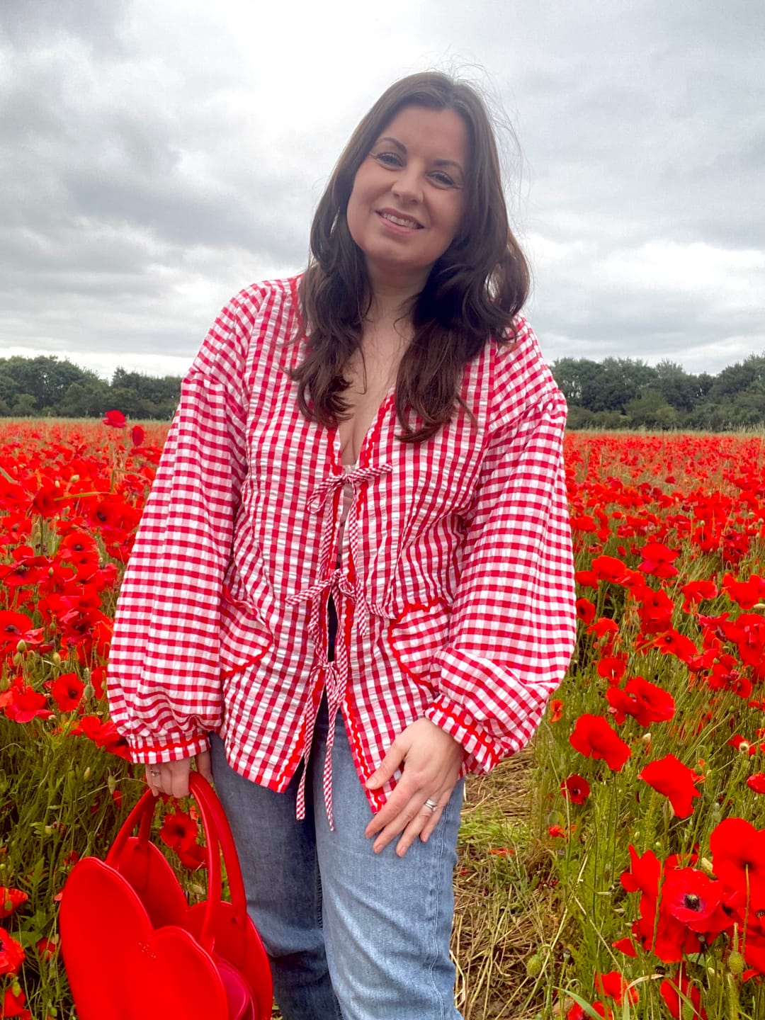 Customer photo review of Gingham Polycotton Bias Binding Tape - 5 metres