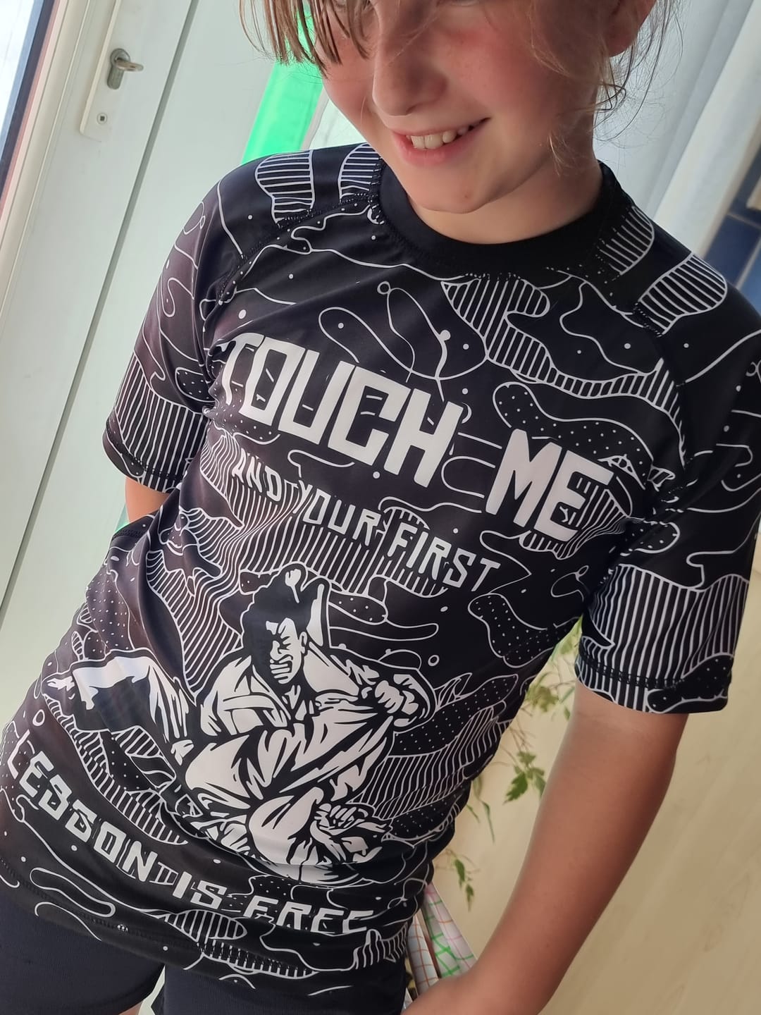 Customer photo review of Touch Me Premium Bjj Rash Guard For Men/Women
