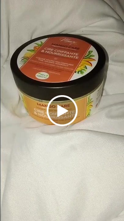 Customer video review of Cire coiffante et nourrissante