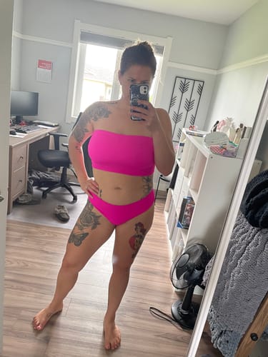 Customer photo review of 'Fearless' Bandeau Bikini Top