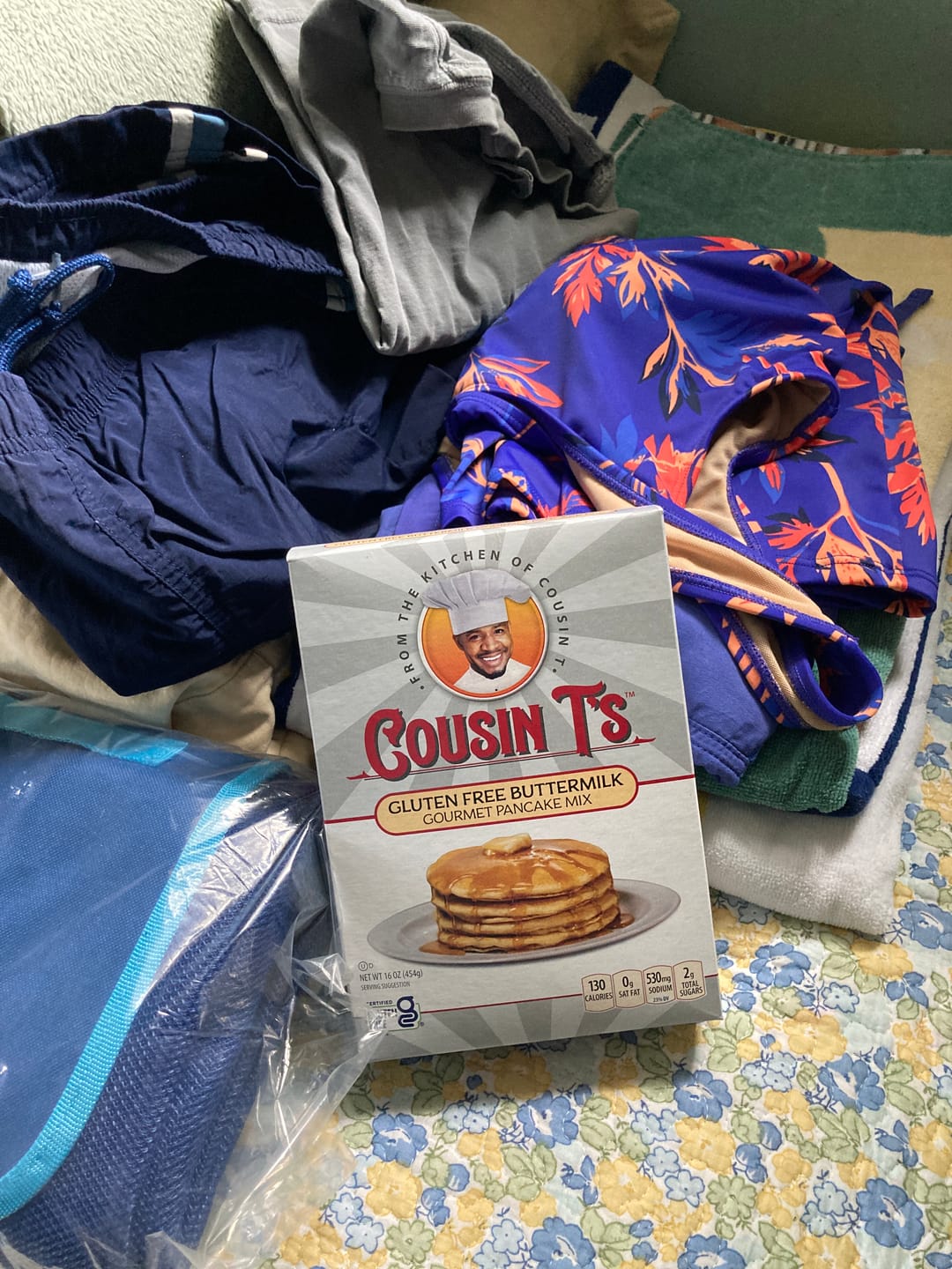 Customer photo review of Cousin T's Gourmet Gluten Free Buttermilk Pancake Mix