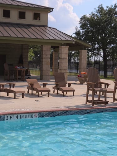 Customer photo review of Traditional Chaise Lounge With Wheels And Adjustable Back