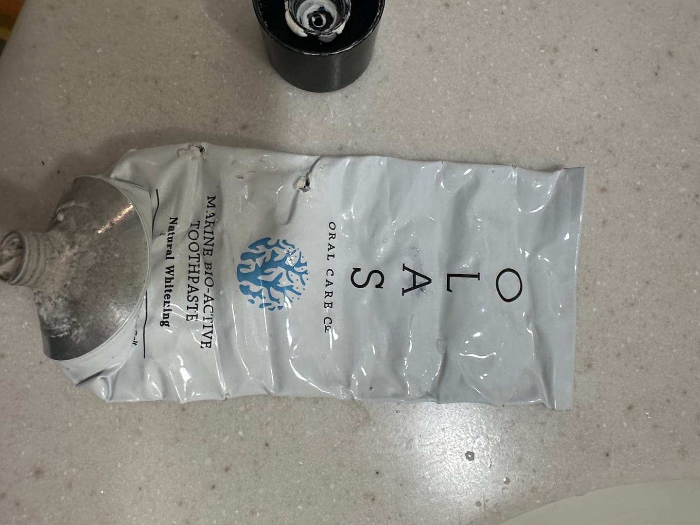 Customer photo review of NEW - OLAS Marine Bio-Active Toothpaste