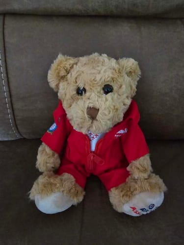 Katie review of Red Arrows 9in Bear in Suit image 1 out of 1
