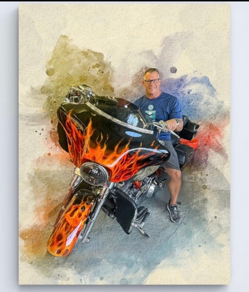 Customer photo review of Personalized Car photo Painting
