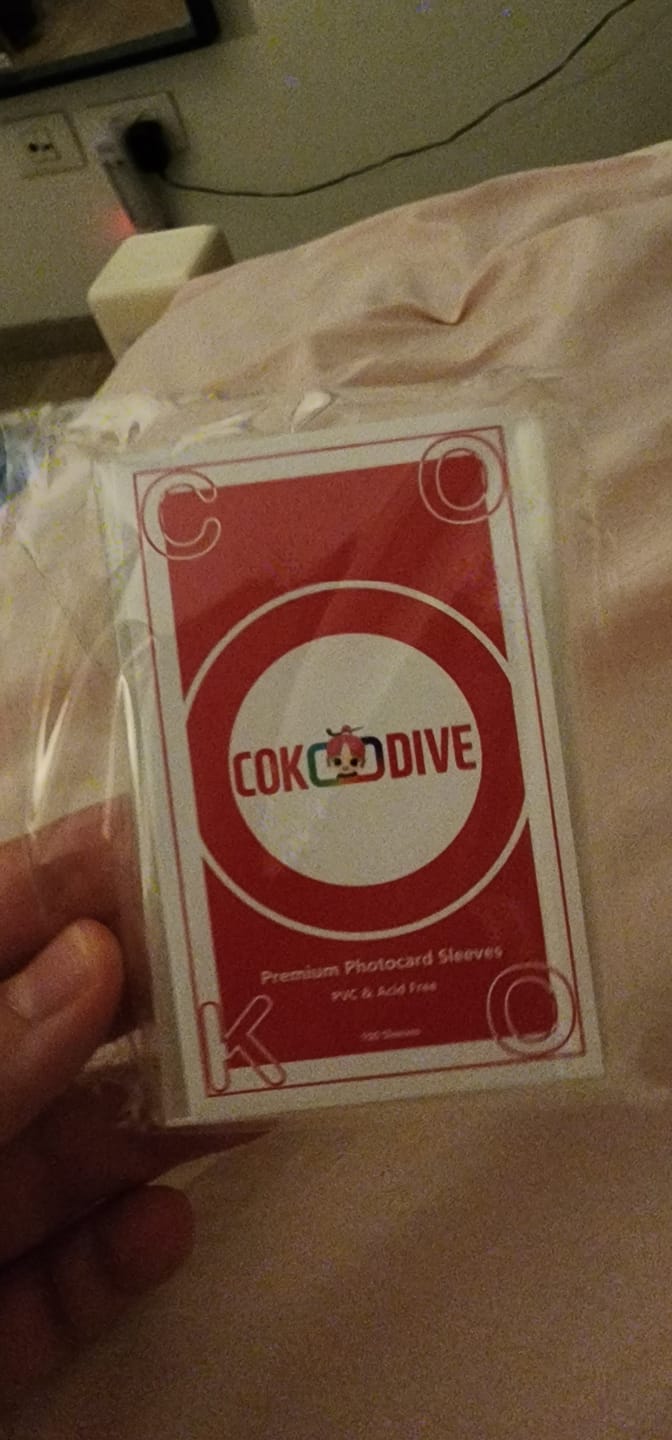 Customer photo review of [2ND PRE-ORDER] Premium Photocard Sleeves for K-Pop Fans
