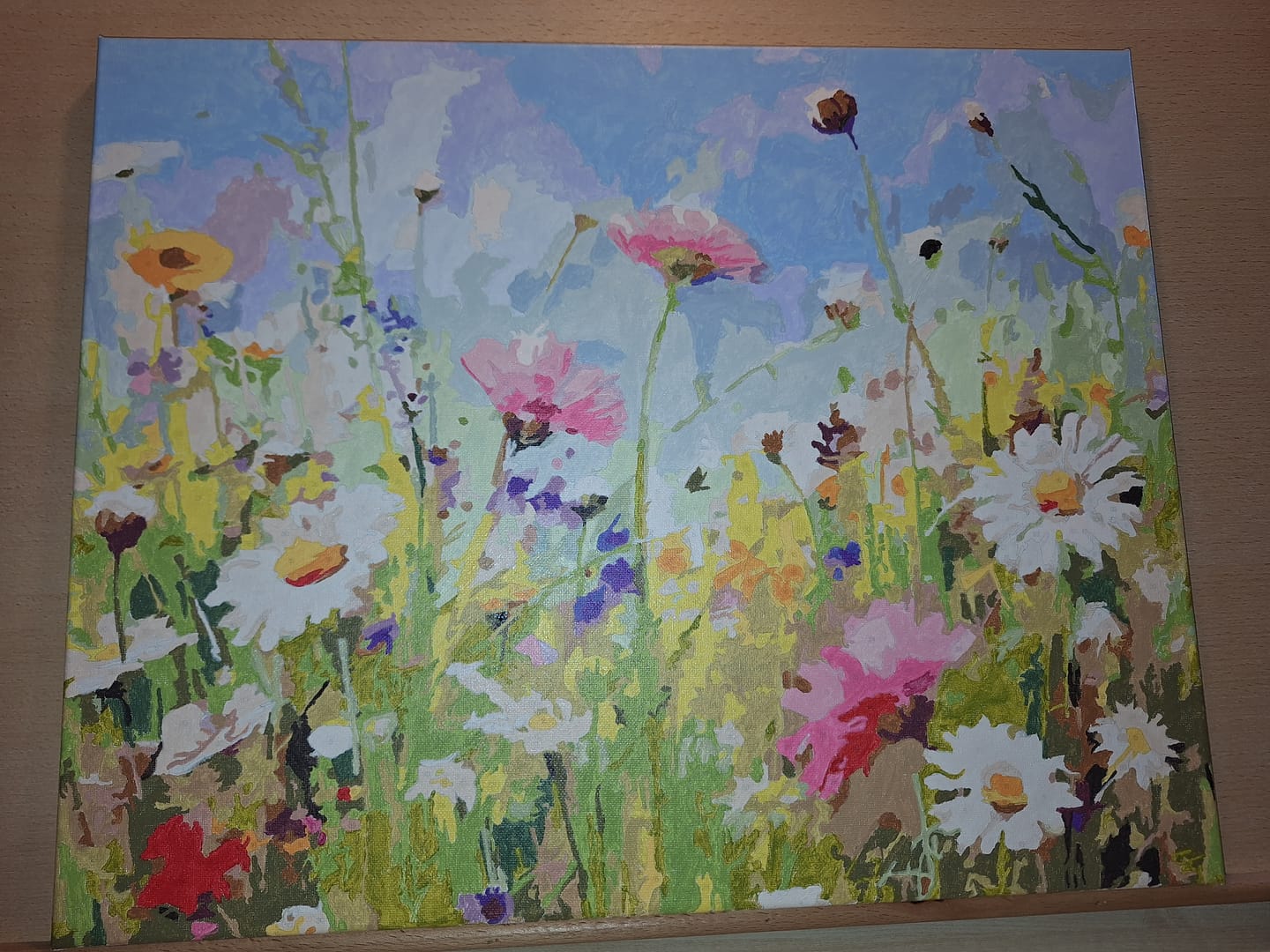 Customer photo review of Wildblumen - Malen nach Zahlen