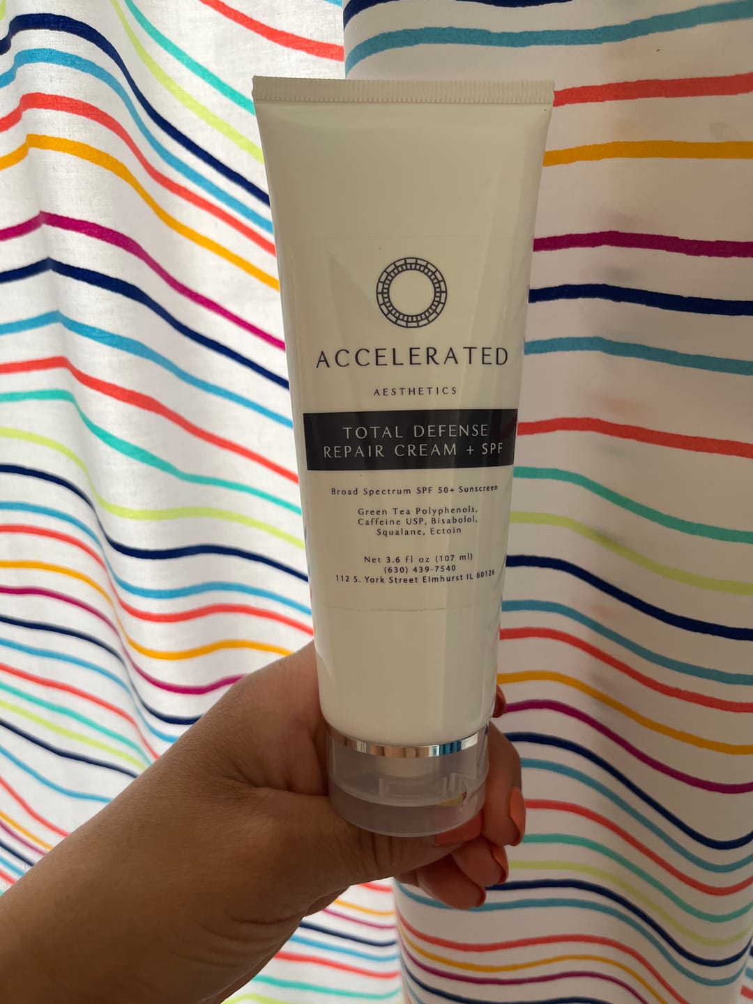 Customer photo review of Total Defense Repair Cream + SPF
