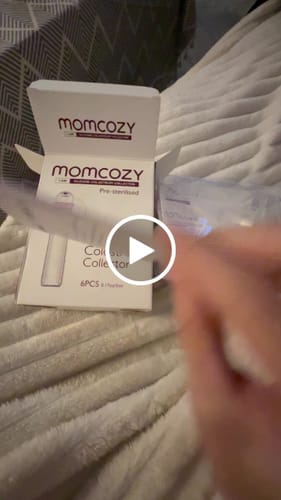 Customer video review of Momcozy Silicone Colostrum Collector, 5ML