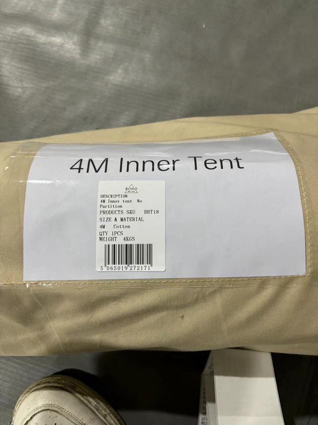 Customer photo review of Classic Bell Tent