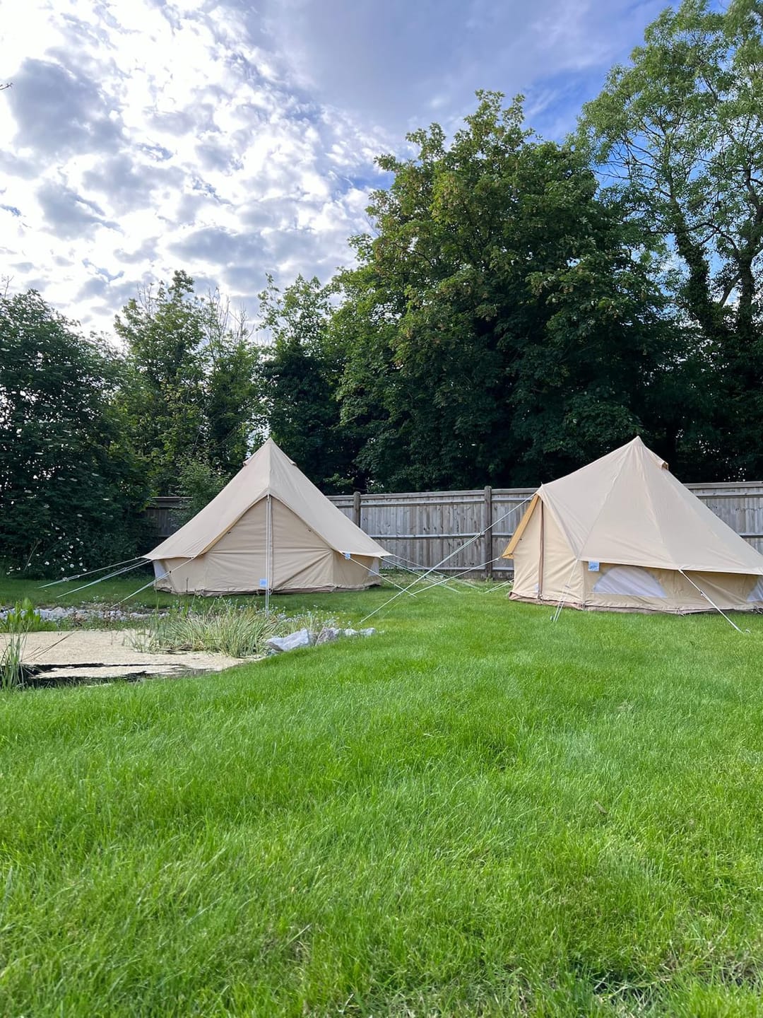 Customer photo review of Classic Bell Tent