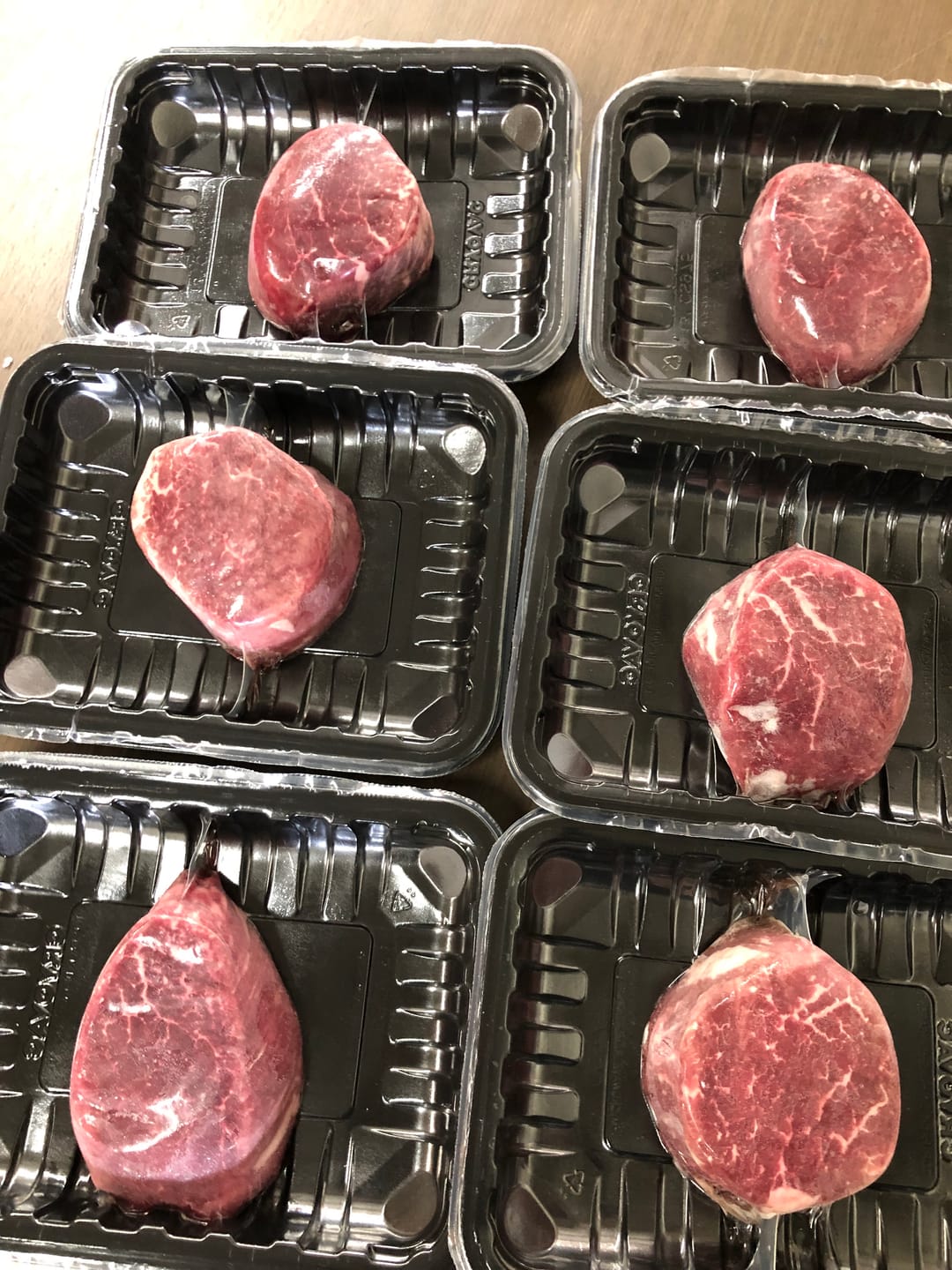 Customer photo review of Natural Black Angus Prime Grass Fed Filet Mignon (8oz portion)