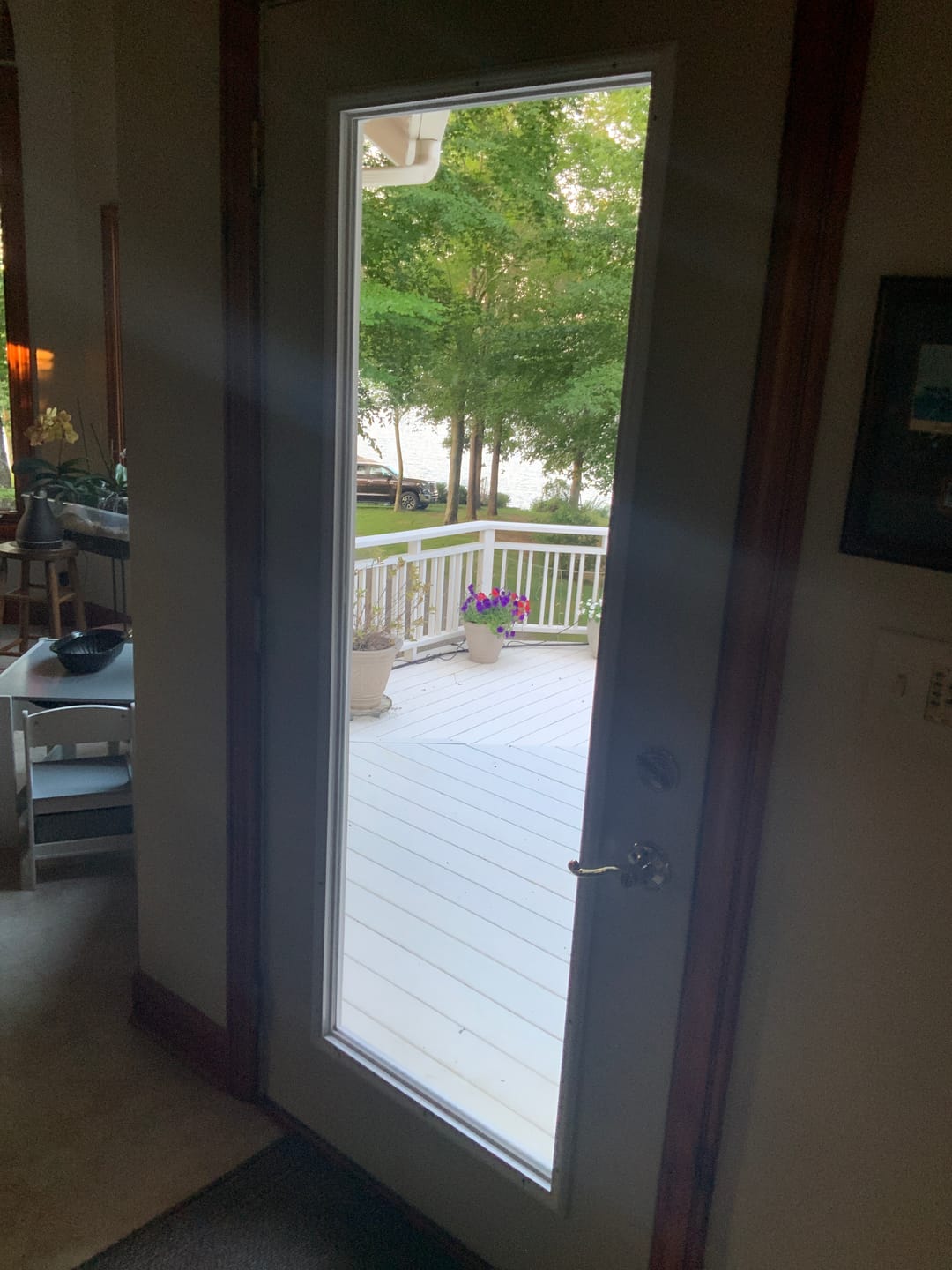 Customer photo review of ODL Clear Door Glass - 24" x 66" Frame Kit