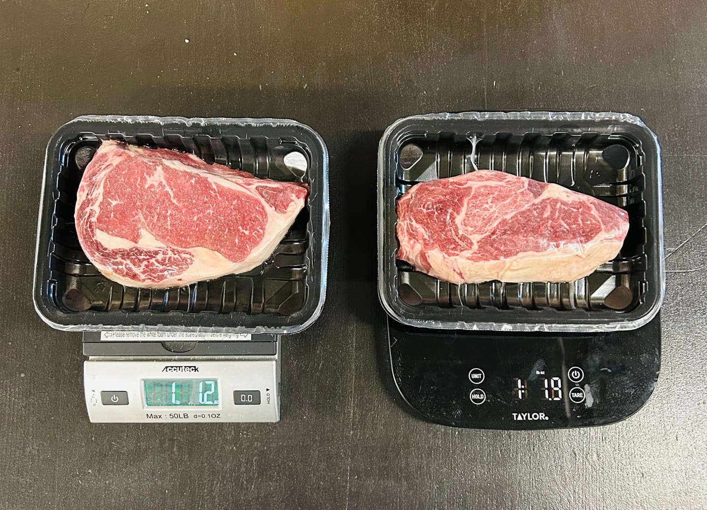 Customer photo review of Natural Black Angus Prime Grass Fed Ribeye (16oz portion)
