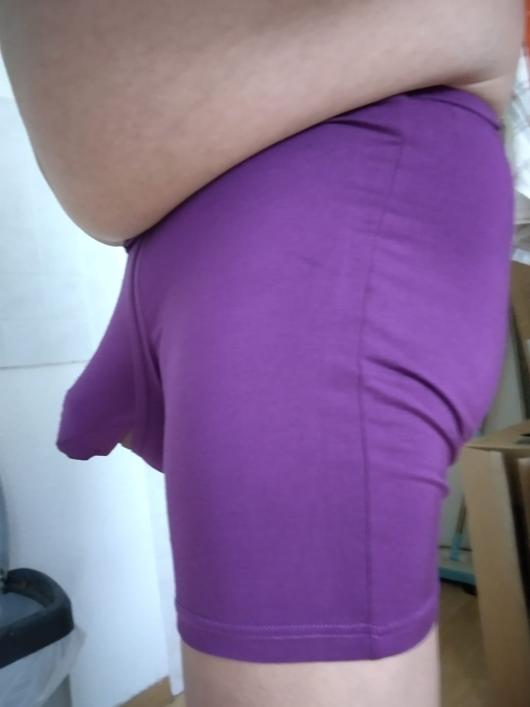 Customer photo review of Sexy Separated Ball Pouch Boxer Briefs For Men