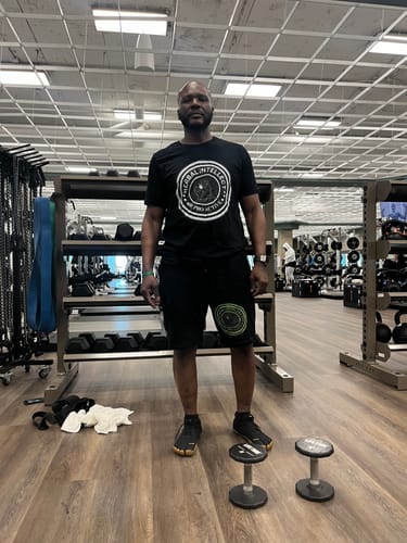 Customer photo review of Unisex Fleece Shorts