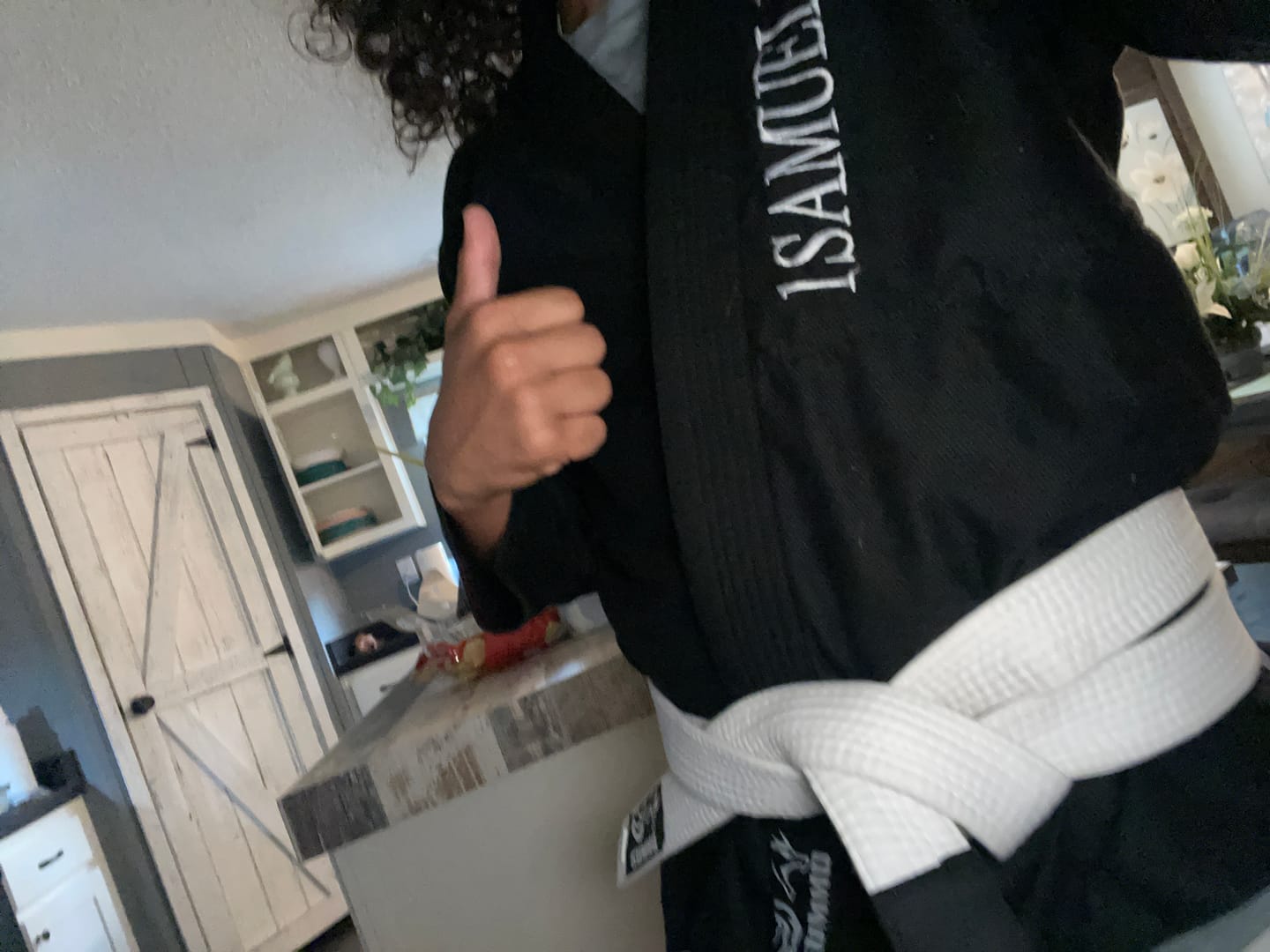 Customer photo review of Summo Sports Brazilian Jiu Jitsu BJJ Belt