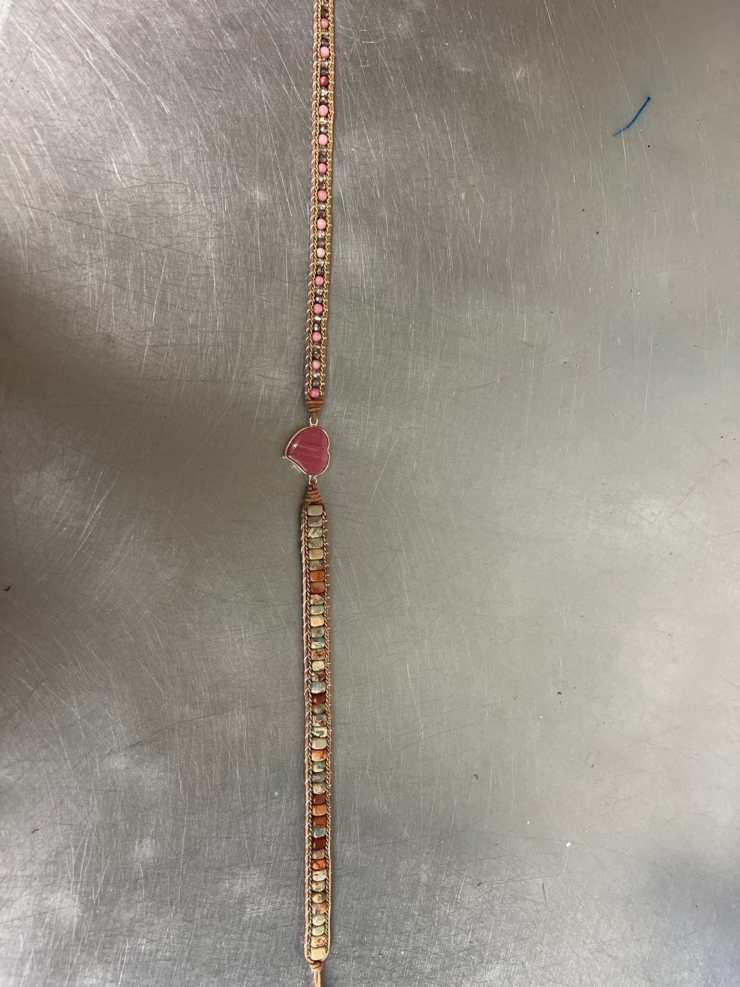 Customer photo review of Rose Quartz Self-Love Bracelet