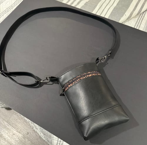 Customer photo review of Wanderlust Phone Bag Pattern