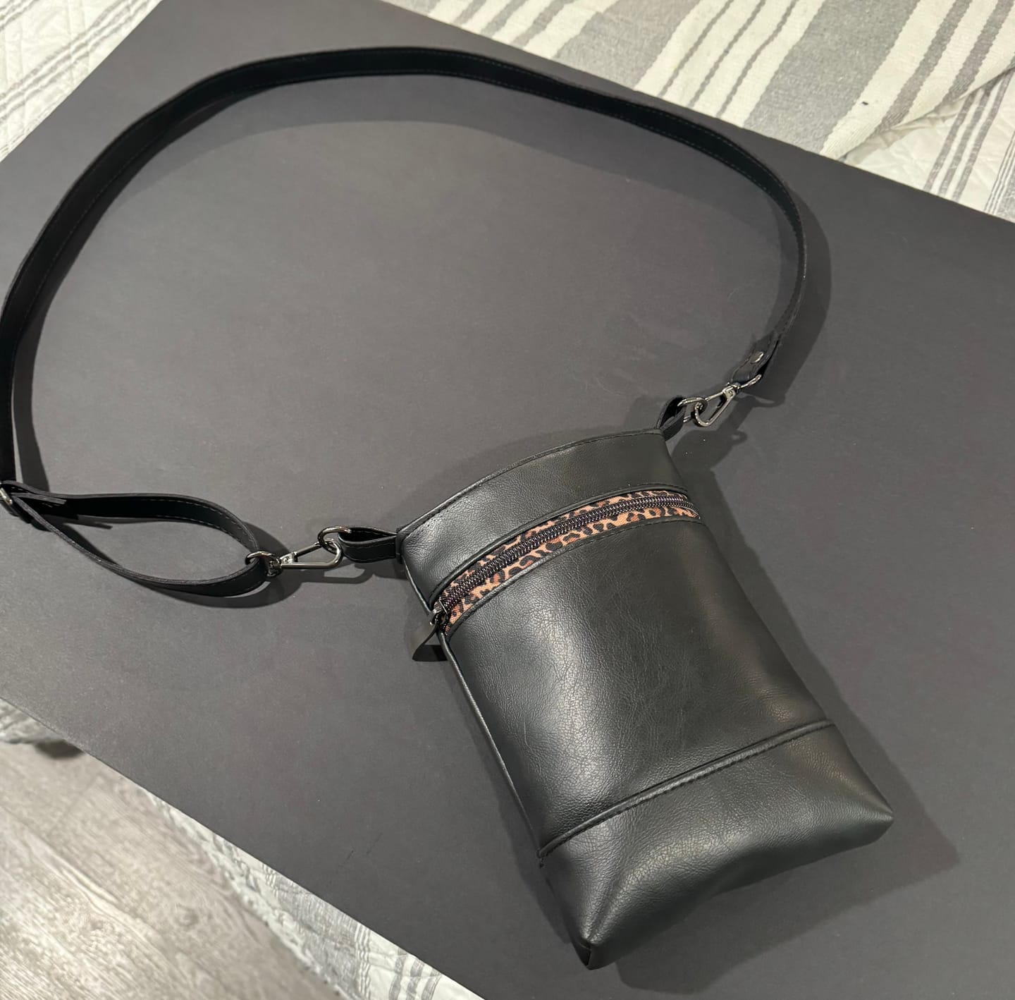 Customer photo review of Wanderlust Phone Bag Pattern