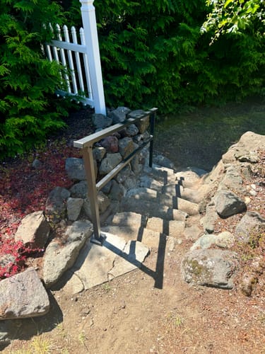 Customer photo review of Stair Handrail Kit