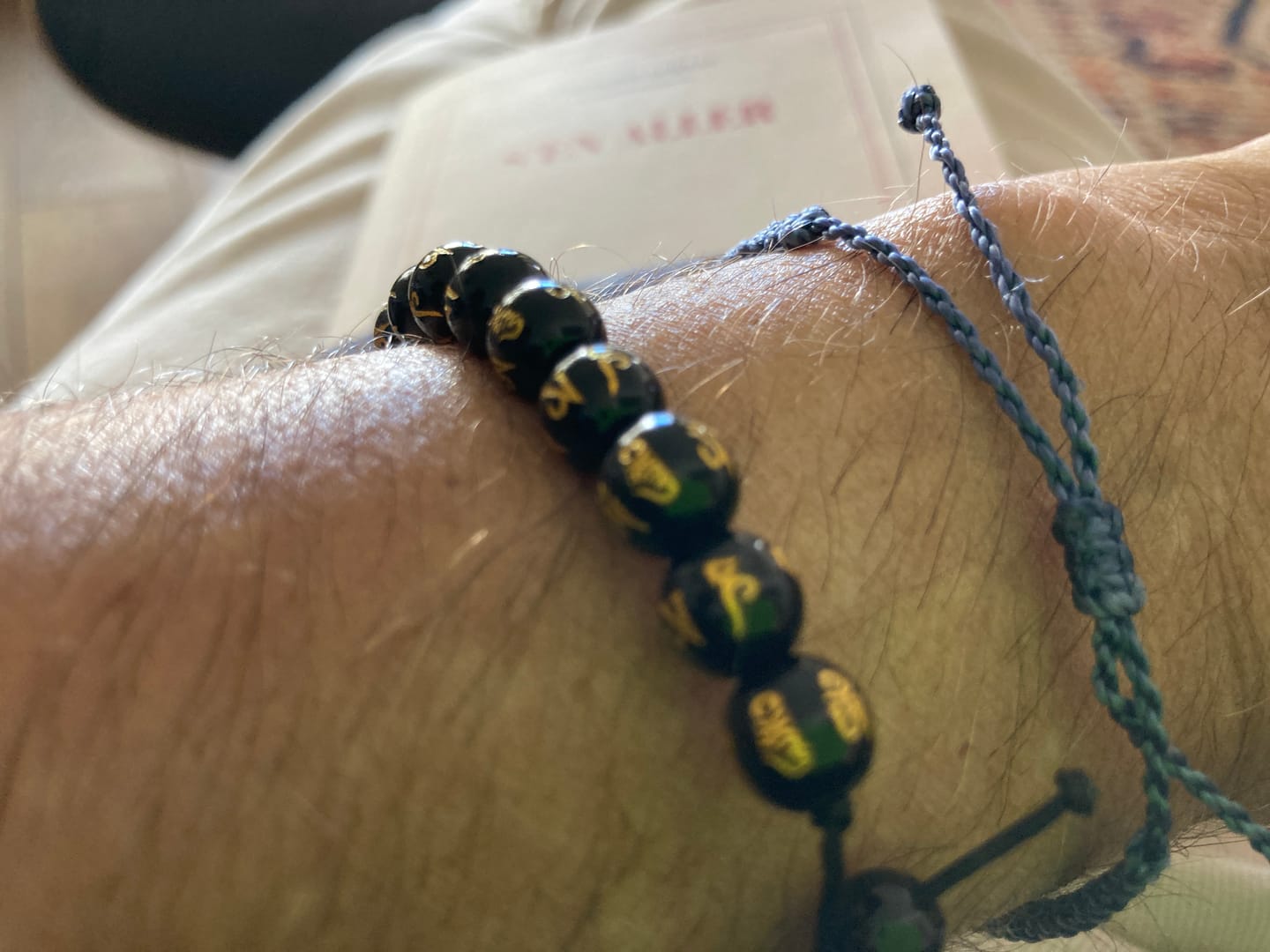 Customer photo review of Bracelet Mani Onyx +🎁