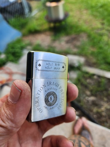 Customer photo review of Classic Lighter | Brushed Brass