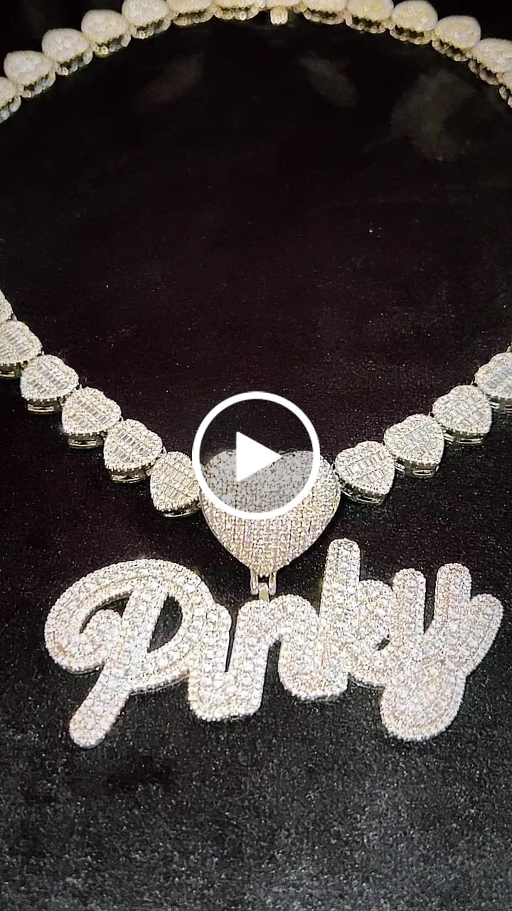 Customer video review of ROSIE ICEY HEART NECKLACE