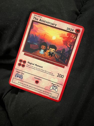 Customer photo review of Build Your Own - Anniversary Card